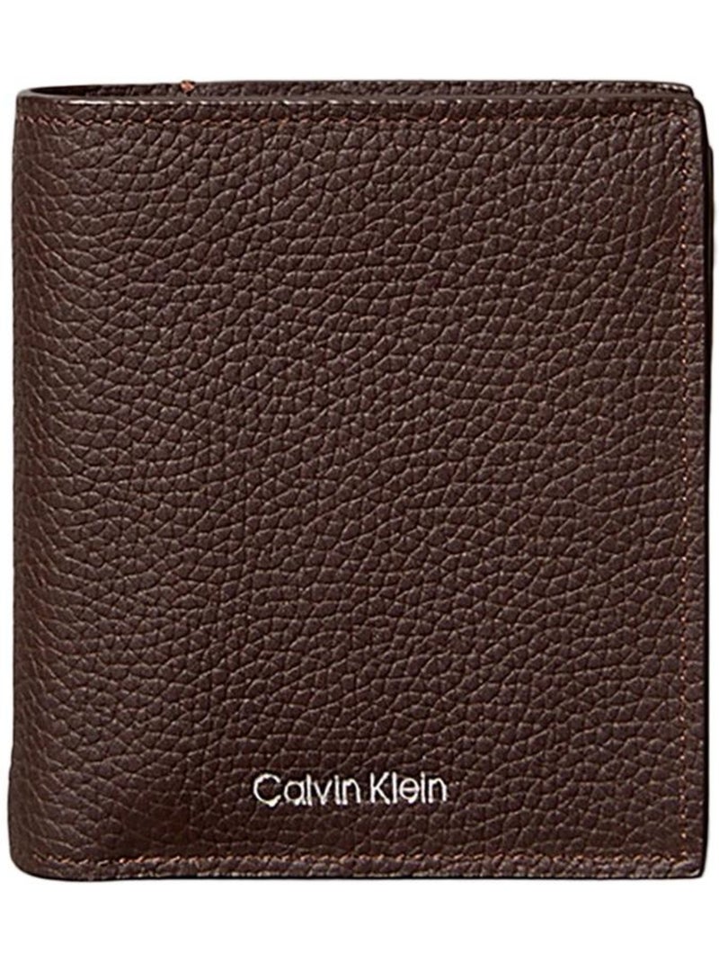 Carteira Masculina Castanha Calvin Klein Jeans Foil Emboss Castanho-capuccino - Kiabi