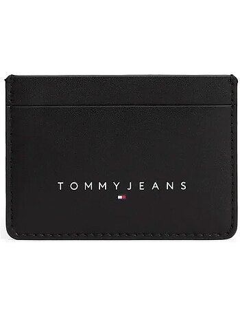 Carteira Masculina Tommy Hilfiger Linear Holder Preta