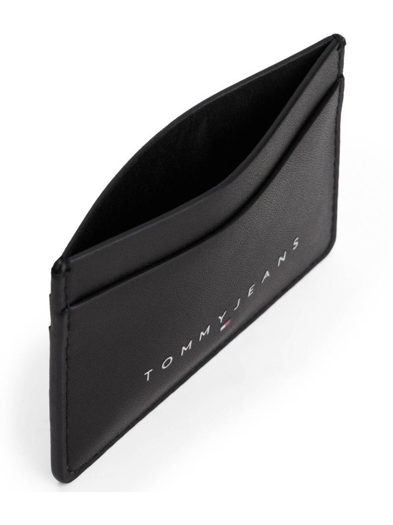 Carteira Masculina Tommy Hilfiger Linear Holder Preta Preto - Kiabi