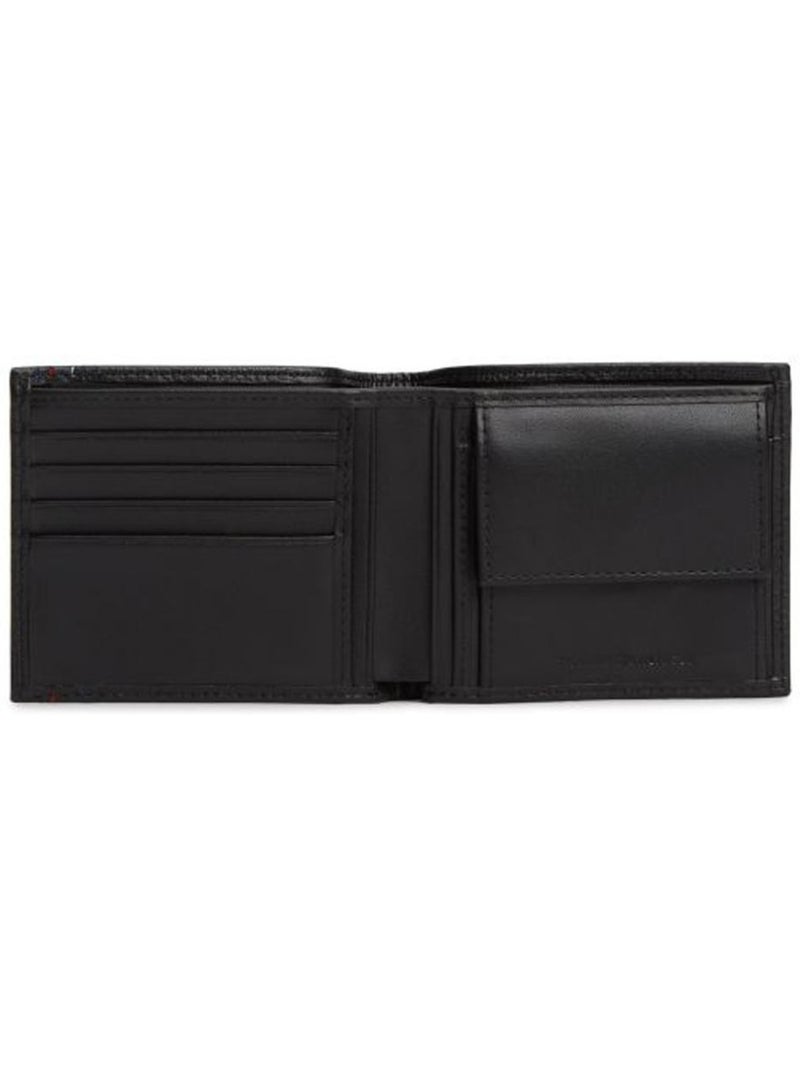 Carteira masculina tommy hilfiger th central com porta-moedas preta Preto - Kiabi