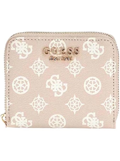 Carteira pequena guess laurel rosa para mulher - Kiabi