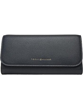 Carteira Tommy Hilfiger Azul Escuro com Bandeira