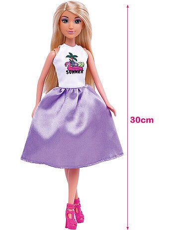 Casa de bonecas com boneca de 30 cm e mais de 60 acessórios isabella