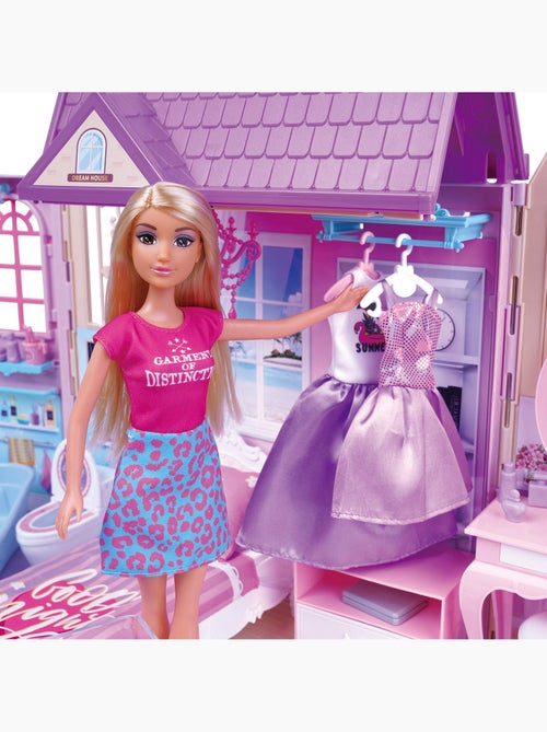 Casa de bonecas com boneca de 30 cm e mais de 60 acessórios isabella - Kiabi Casa de bonecas com boneca de 30 cm e mais de 60 acessórios isabella - Kiabi