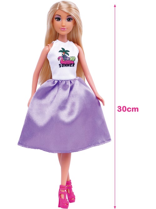Casa de bonecas com boneca de 30 cm e mais de 60 acessórios isabella - Kiabi Casa de bonecas com boneca de 30 cm e mais de 60 acessórios isabella - Kiabi