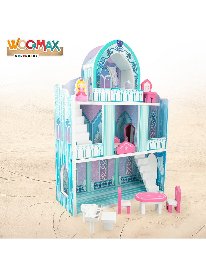 Casa de bonecas de madeira WOOMAX N/D - Kiabi