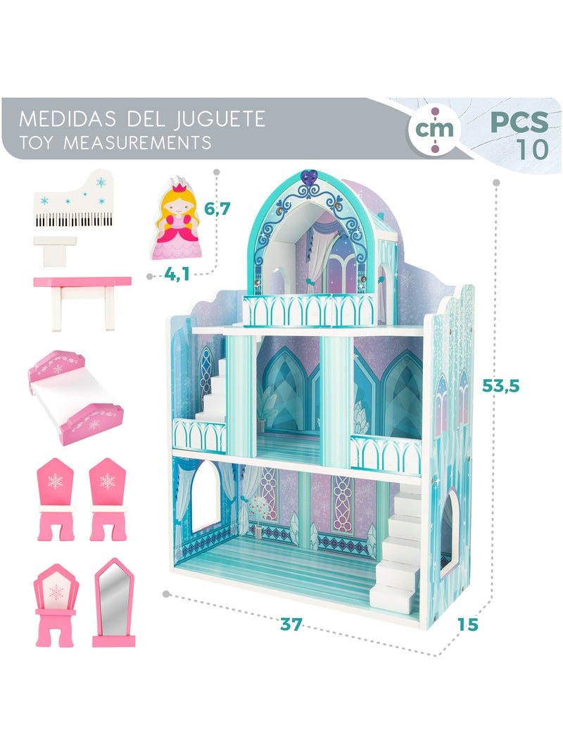 Casa de bonecas de madeira WOOMAX N/D - Kiabi