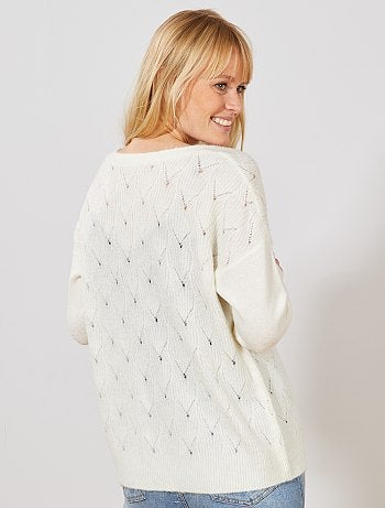 Casaco 2 em 1 ajurado - Kiabi