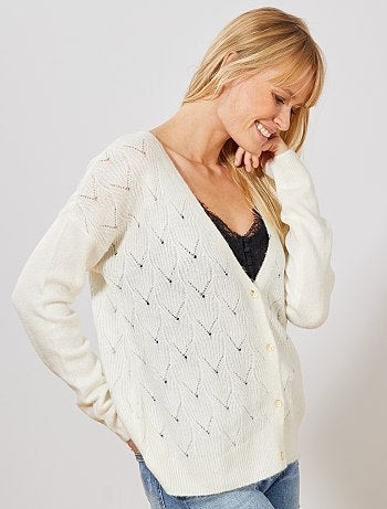 Casaco 2 em 1 ajurado - Kiabi