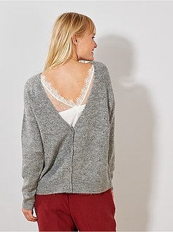 Casaco 2 em 1 ajurado - Kiabi