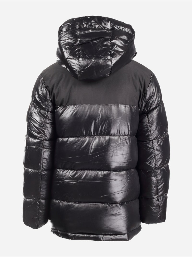 Casaco acolchoado - boom kids Preto - Kiabi
