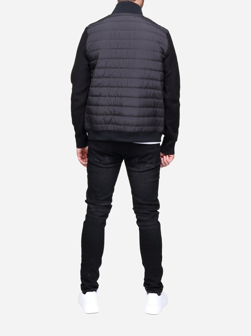 Casaco acolchoado - Frilivin Preto - Kiabi