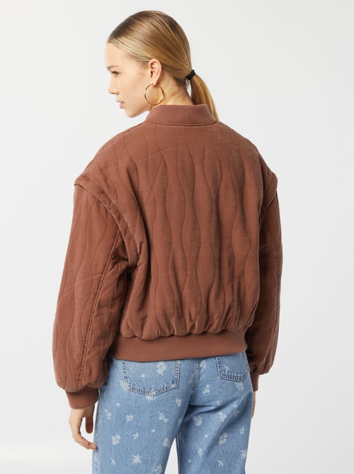 Casaco acolchoado 2 em 1 com mangas amovíveis - Kiabi