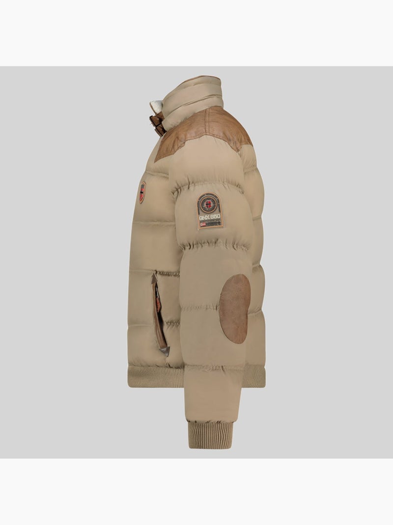 Casaco acolchoado abramovitch – geographical norway Bege - Kiabi