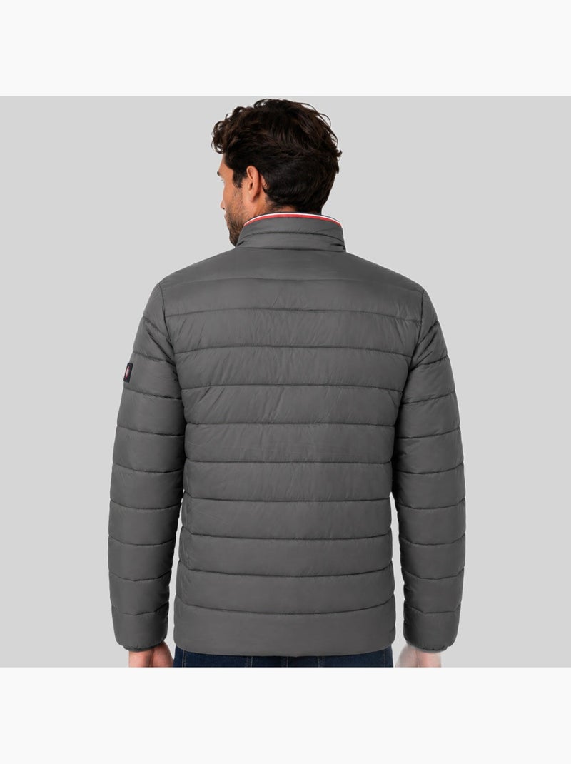 Casaco acolchoado amigotom basic – geographical norway Cinza escuro - Kiabi