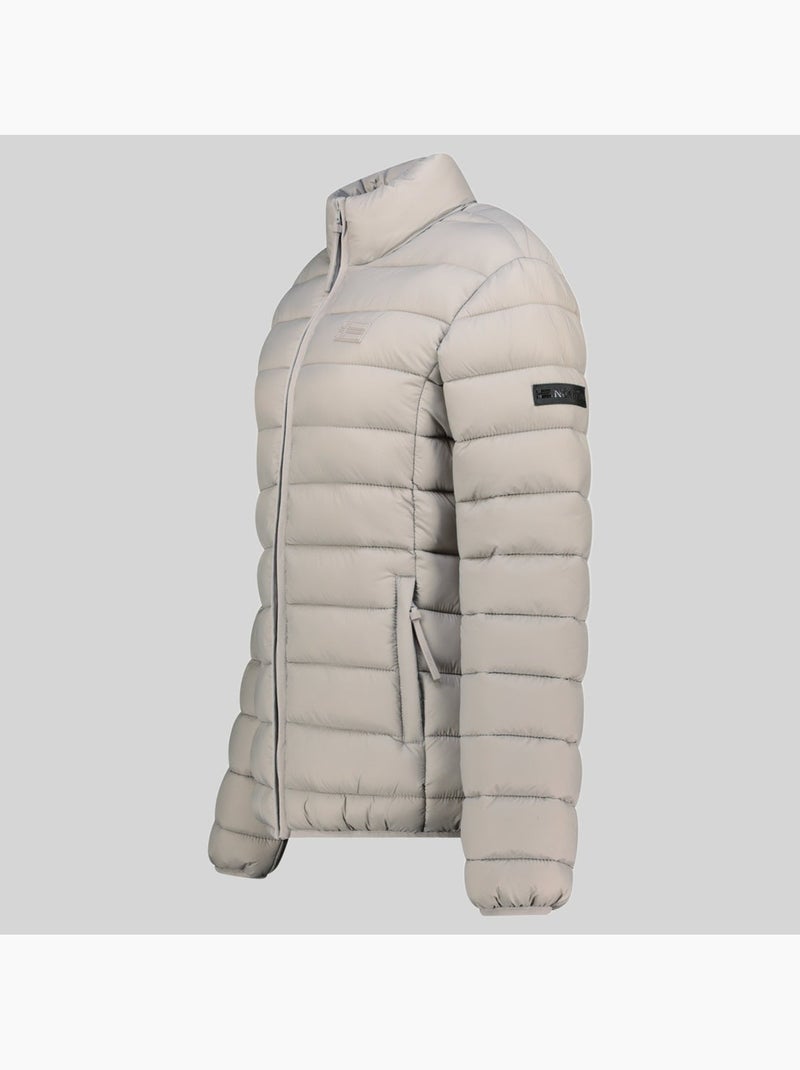 Casaco acolchoado atichoko basic – geographical norway Cinza claro - Kiabi
