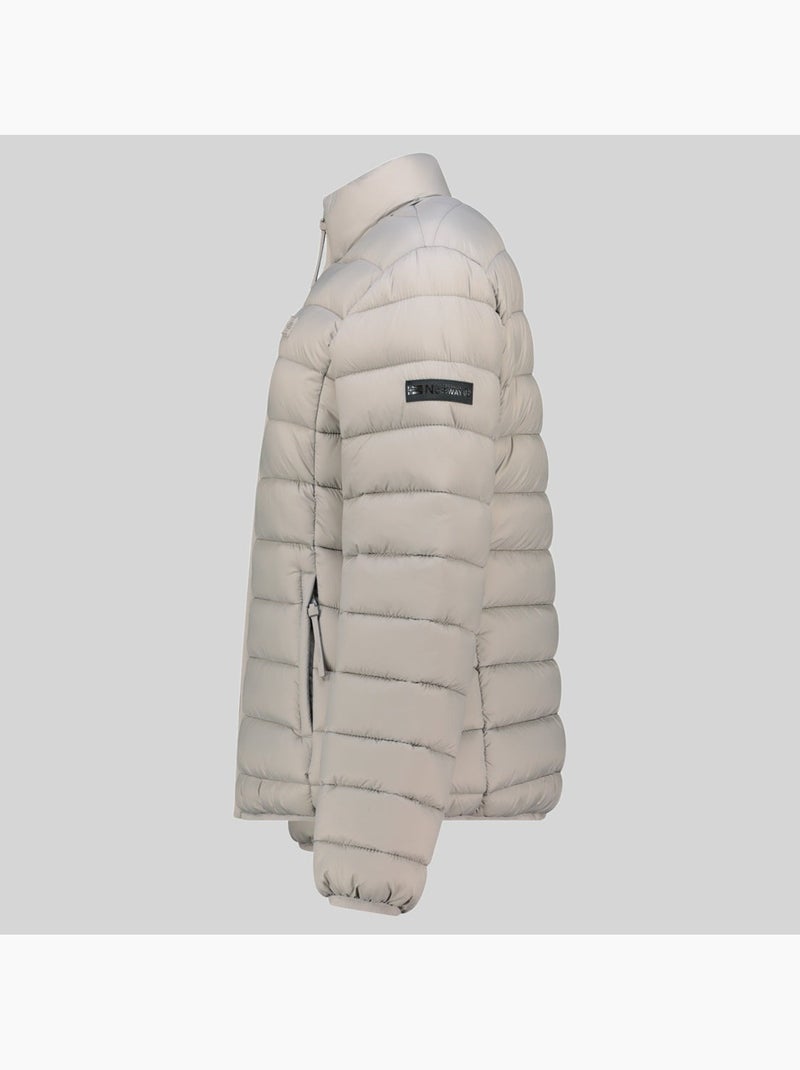 Casaco acolchoado atichoko basic – geographical norway Cinza claro - Kiabi