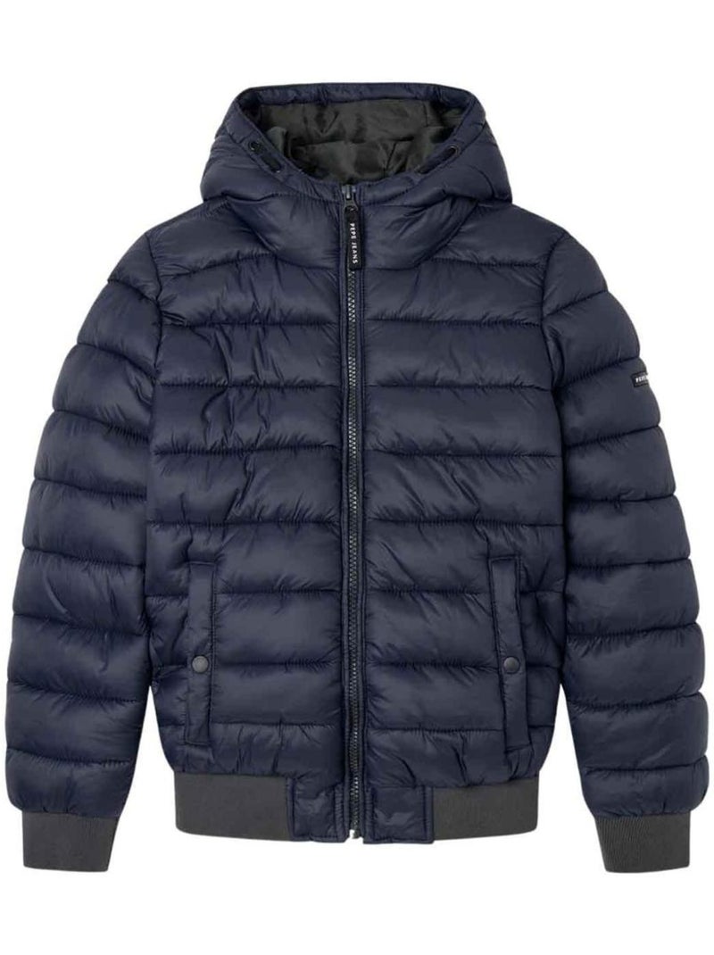 Casaco Acolchoado Azul Marinho para Menino Pepe Jeans Alexander Azul-marinho - Kiabi