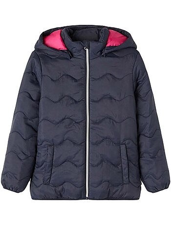 Casaco Acolchoado Azul para Menina Name It Maggy