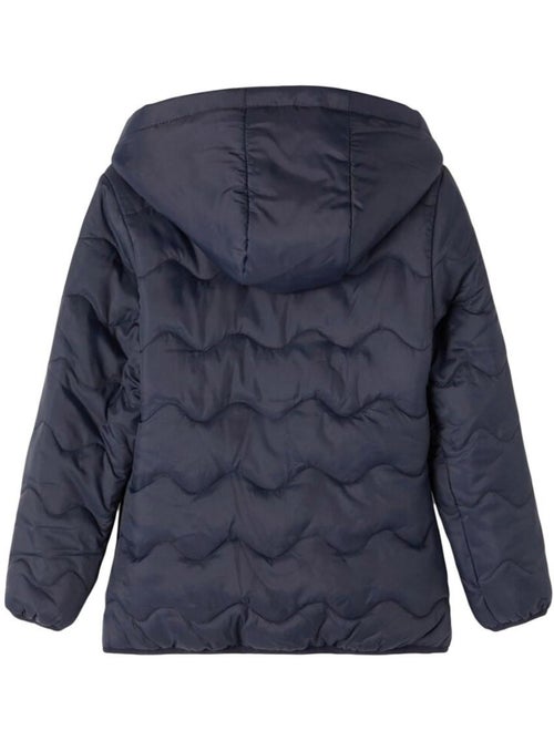 Casaco Acolchoado Azul para Menina Name It Maggy - Kiabi Casaco Acolchoado Azul para Menina Name It Maggy - Kiabi
