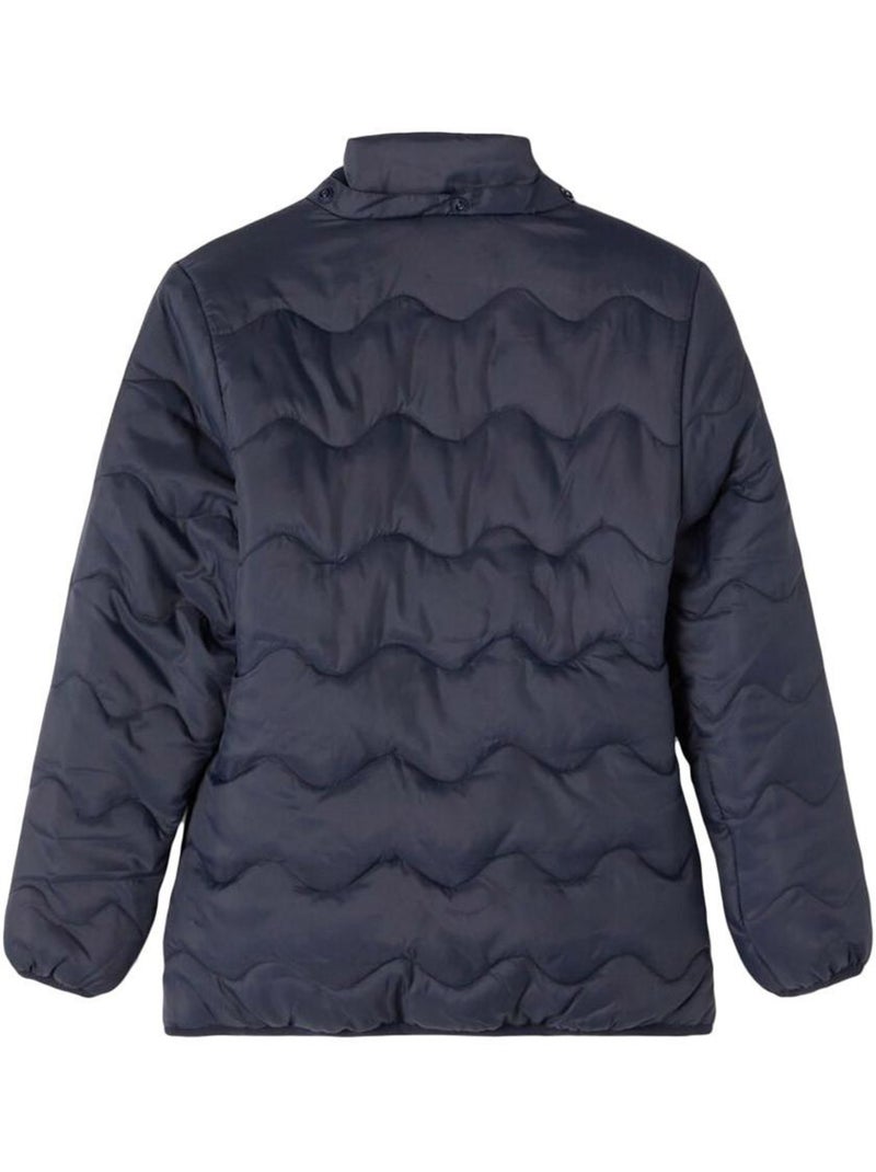 Casaco Acolchoado Azul para Menina Name It Maggy Azul - Kiabi