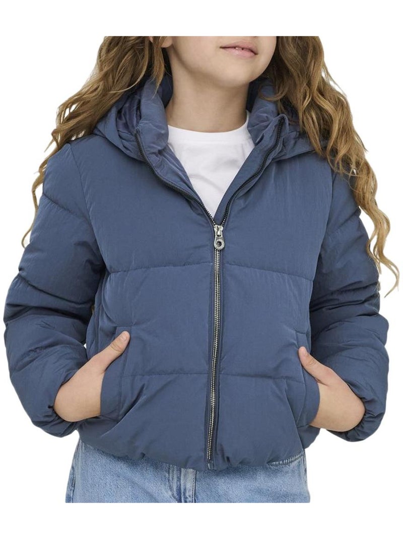 Casaco Acolchoado Azul para Menina Only Dolly Azul - Kiabi