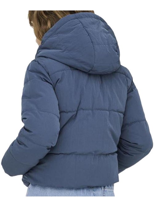 Casaco Acolchoado Azul para Menina Only Dolly - Kiabi Casaco Acolchoado Azul para Menina Only Dolly - Kiabi