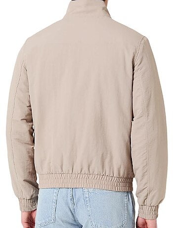 Casaco acolchoado bege para homem calvin klein jeans