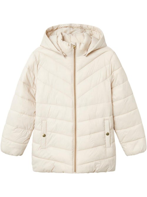 Casaco Acolchoado Bege para Menina Name it Monay 13227825 - Kiabi Casaco Acolchoado Bege para Menina Name it Monay 13227825 - Kiabi