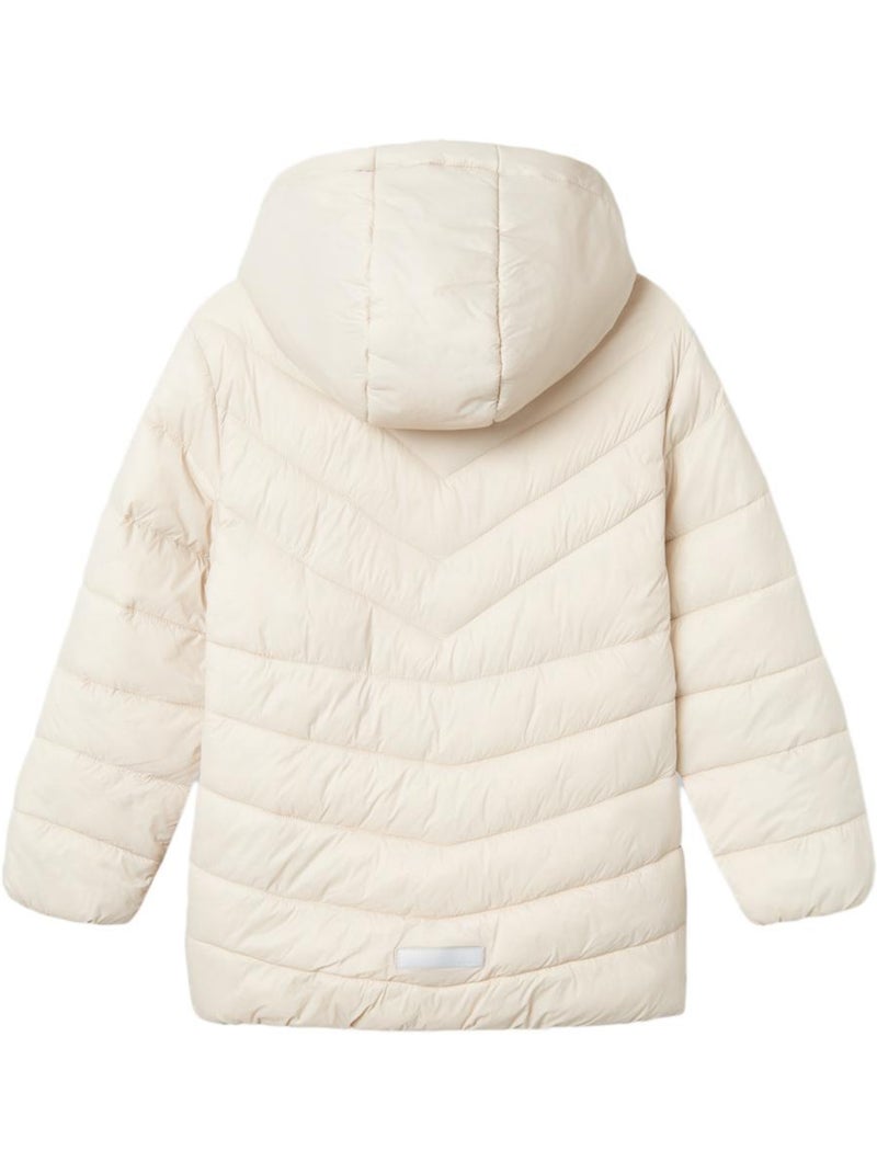 Casaco Acolchoado Bege para Menina Name it Monay 13227825 Bege - Kiabi