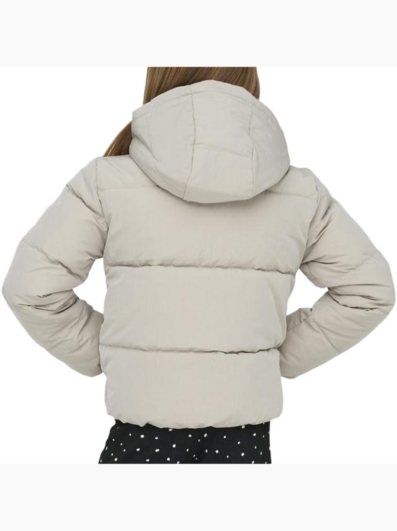 Casaco Acolchoado Bege para Menina Only Dolly Bege - Kiabi