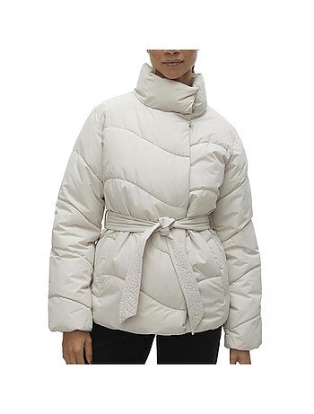 Casaco Acolchoado Bege para Mulher Vero Moda Wave