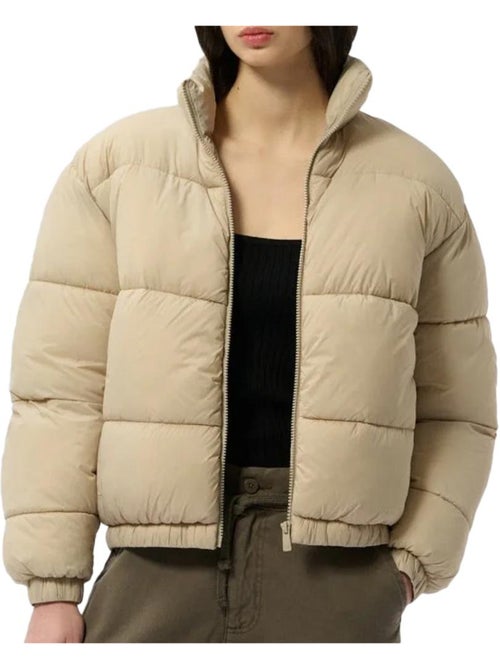 Casaco acolchoado bege teddy smith breamer para mulher - Kiabi