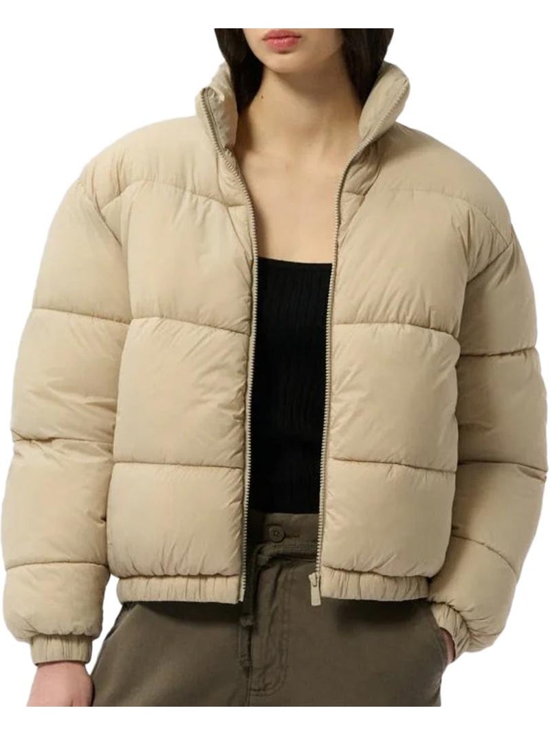 Casaco Acolchoado Bege Teddy Smith Breamer para Mulher Bege - Kiabi