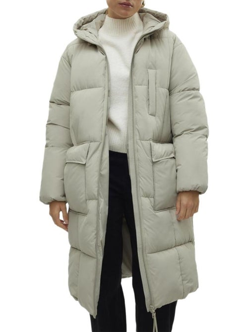 Casaco Acolchoado Bege Vero Moda Lanoranja para Mulher - Kiabi Casaco Acolchoado Bege Vero Moda Lanoranja para Mulher - Kiabi