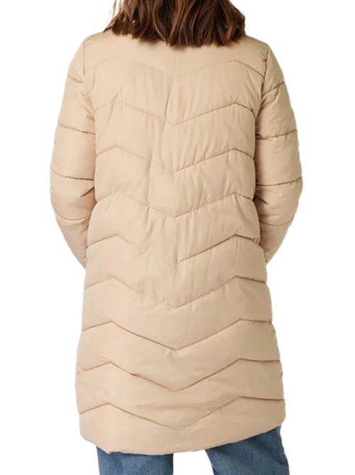 Casaco Acolchoado Bege Vero Moda Liga para Mulher - Kiabi Casaco Acolchoado Bege Vero Moda Liga para Mulher - Kiabi