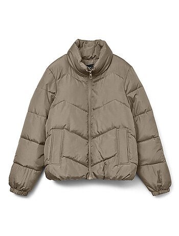 Casaco Acolchoado Feminino Vero Moda Ligario Azul-Marinho