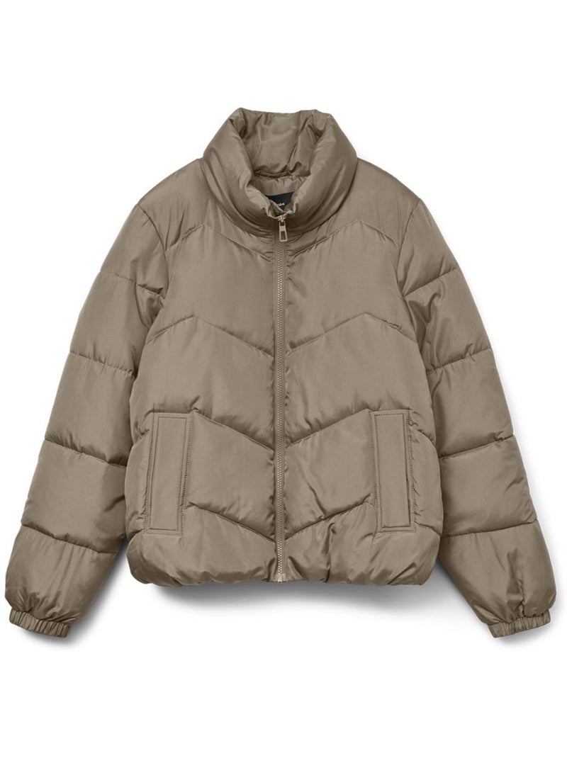 Casaco Acolchoado Bege Vero Moda Ligario para Mulher Bege - Kiabi