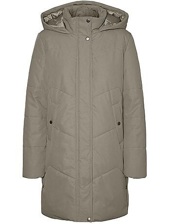 Casaco Acolchoado Bege Vero Moda Willa para Mulher