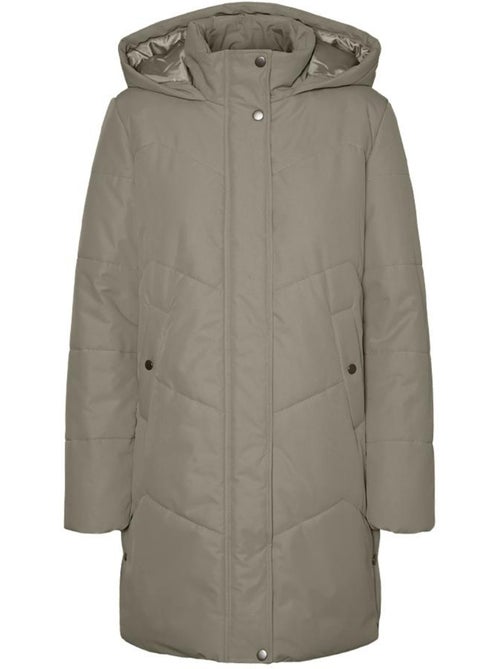 Casaco acolchoado bege vero moda willa para mulher - Kiabi