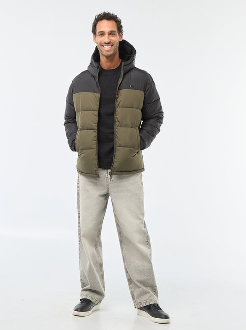 Casaco acolchoado bicolor 'JJ Rebel' - Kiabi