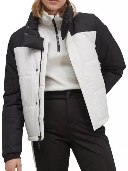 Casaco Acolchoado Branco Feminino O'Neill Misty - Kiabi