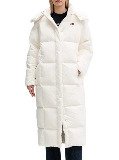 Casaco Acolchoado Branco Tommy Hilfiger Alaska para Mulher - Kiabi Casaco Acolchoado Branco Tommy Hilfiger Alaska para Mulher - Kiabi