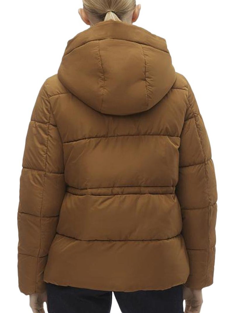 Casaco Acolchoado Camel Feminino Vero Moda Lucy Castanho-capuccino - Kiabi