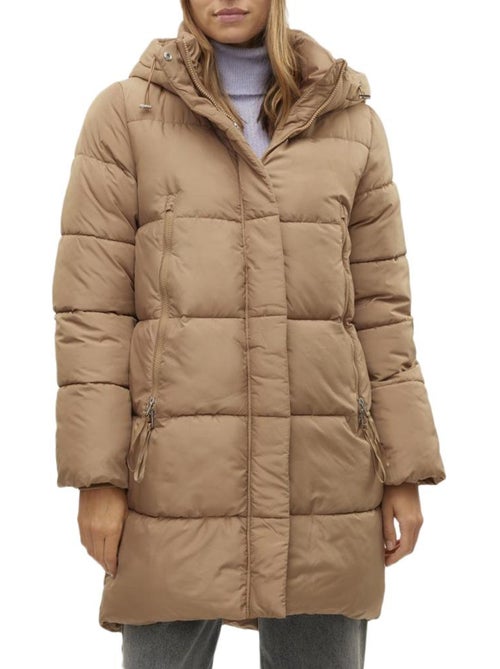 Casaco Acolchoado Camel Feminino Vero Moda Nova - Kiabi Casaco Acolchoado Camel Feminino Vero Moda Nova - Kiabi