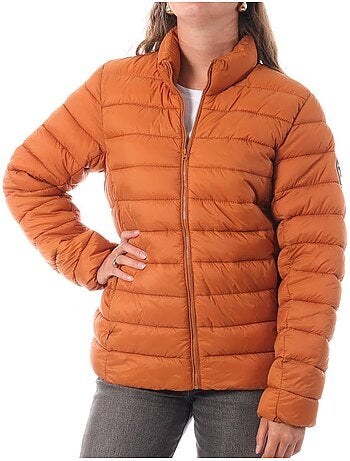 Casaco Acolchoado Camel Teddy Smith Nova para Mulher