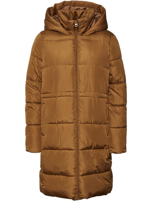 Casaco acolchoado castanho feminino vero moda lucy - Kiabi Casaco acolchoado castanho feminino vero moda lucy - Kiabi