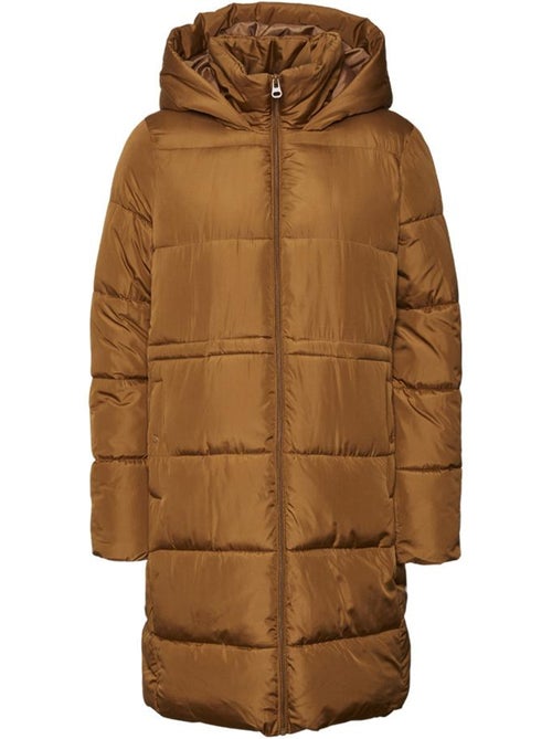 Casaco acolchoado castanho feminino vero moda lucy - Kiabi Casaco acolchoado castanho feminino vero moda lucy - Kiabi