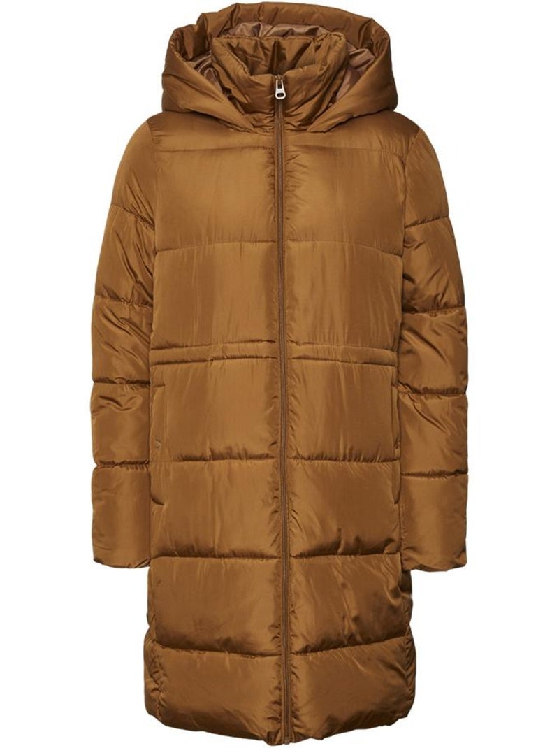 Casaco Acolchoado Castanho Feminino Vero Moda Lucy Castanho-capuccino - Kiabi