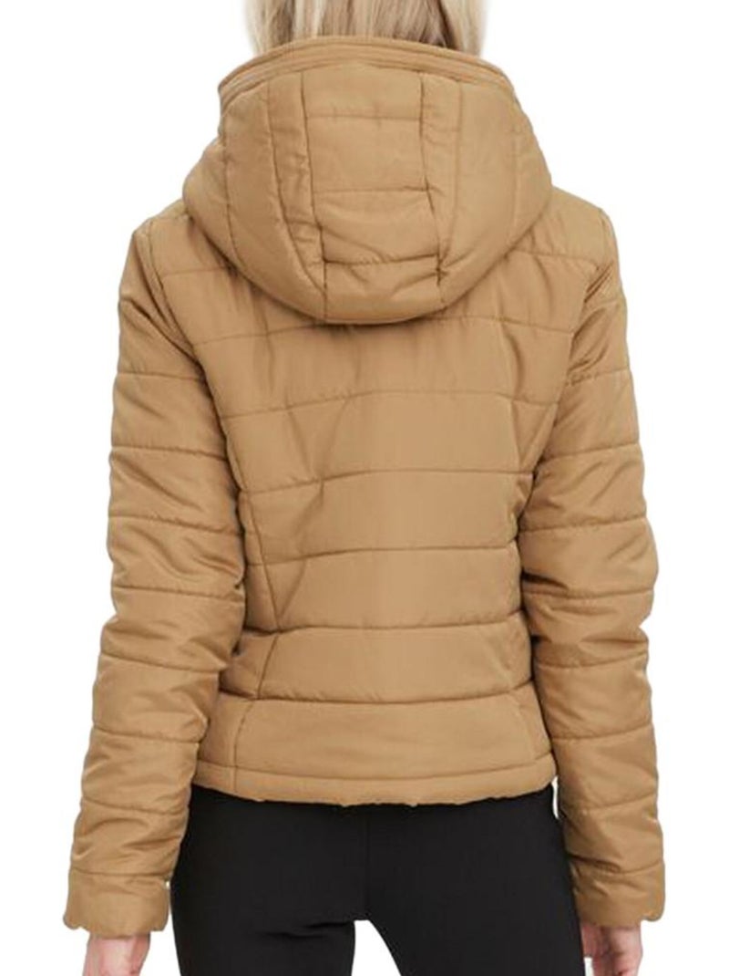 Casaco Acolchoado Castanho Feminino Vero Moda Simone Castanho-capuccino - Kiabi